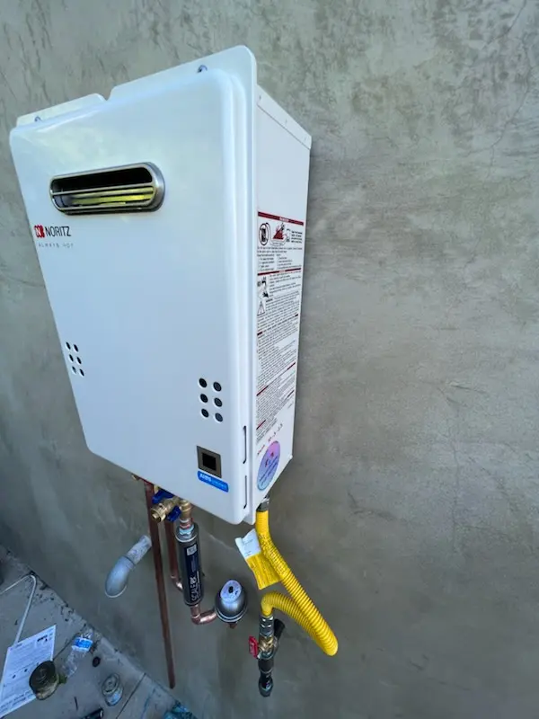 Tankless water heater installation for Parkstown homes